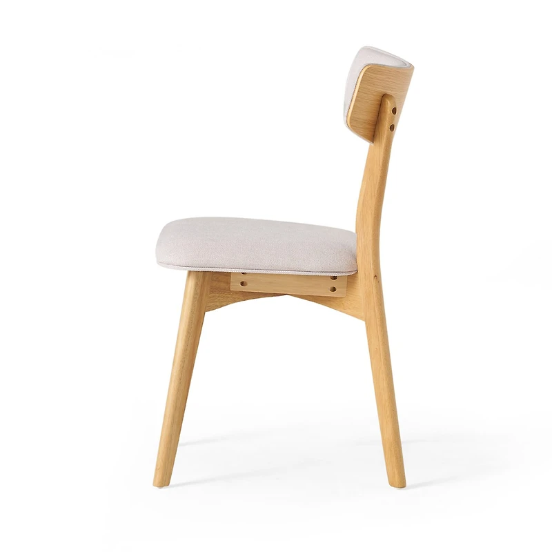 Chazz 2-pc. Upholstered Side Chair in Light Beige