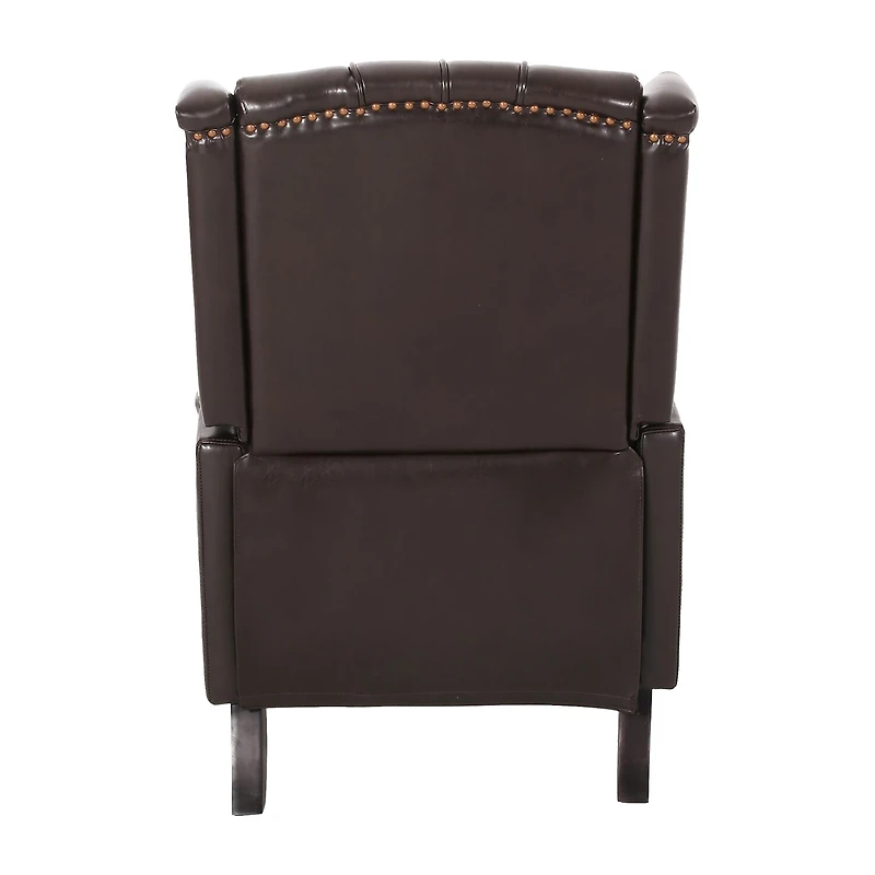 Walter Tufted Roll-Arm Recliner