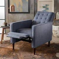 Mervynn Tufted Track-Arm Recliner