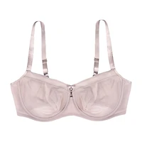 Curvy Couture Sheer Mesh Unlined Balconette-1611
