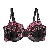 Curvy Couture Embroidery Unlined Balconette-1613