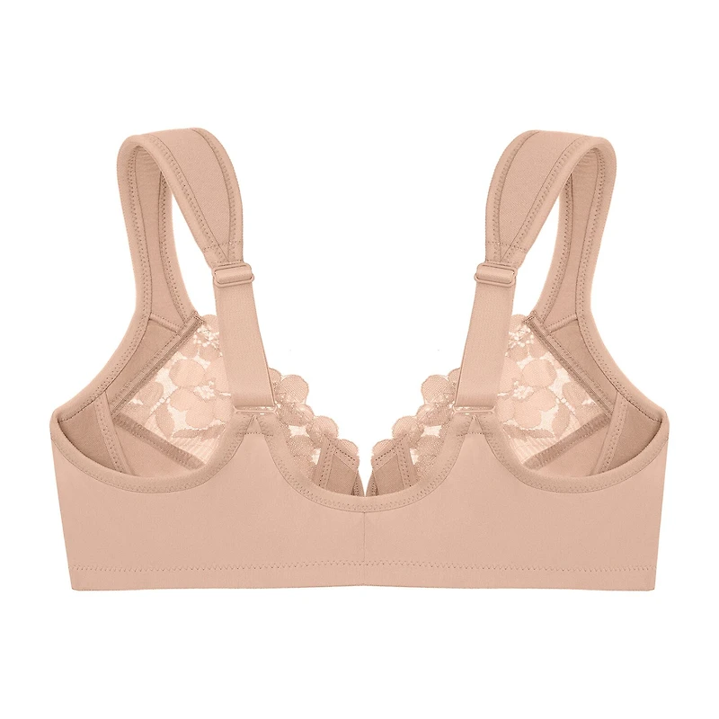 Glamorise Front-Close Cotton Wonderwire- 1241