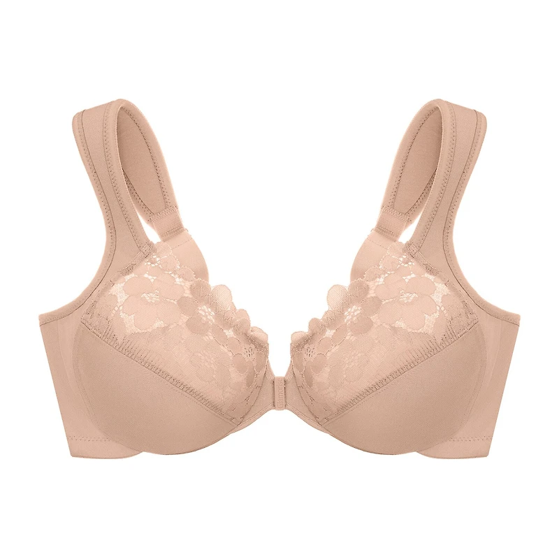 Glamorise Front-Close Cotton Wonderwire- 1241