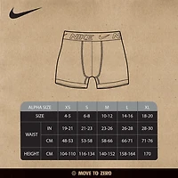 Nike Little & Big Kid Boys 3 Pack Boxer Briefs 9n0845-W1w