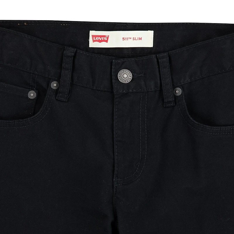 Levi's® Sueded Big Kid Boys Adjustable Waist 511™ Slim Fit Pant