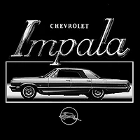Mens Short Sleeve Chevrolet Impala Graphic T-Shirt