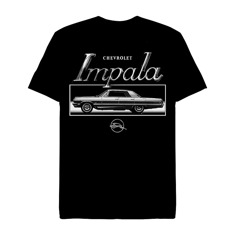 Mens Short Sleeve Chevrolet Impala Graphic T-Shirt