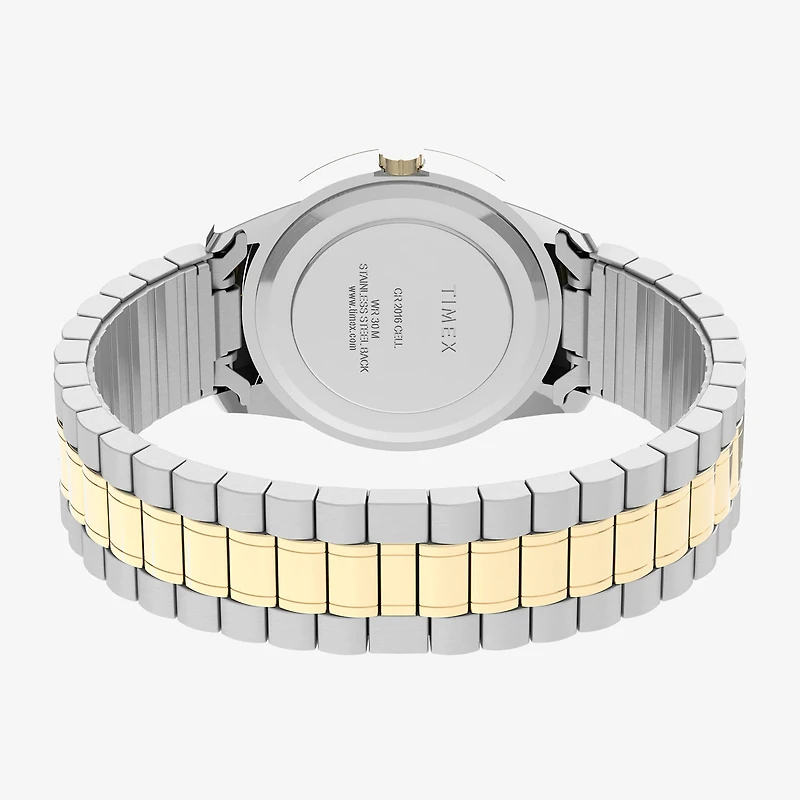 Timex Mens Two Tone Stainless Steel Expansion Watch T2m9359j