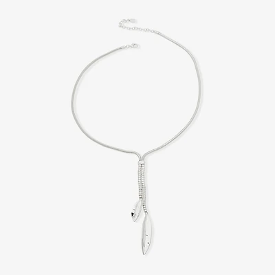 Worthington Silver Tone Bolo Womens 22 Inch Y Necklace