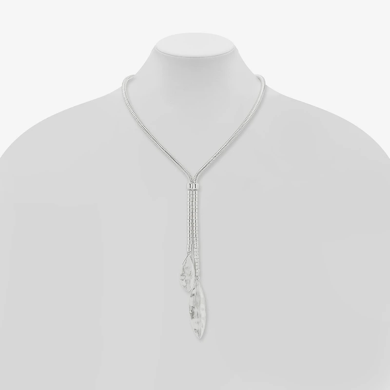 Worthington Silver Tone Bolo Womens 22 Inch Y Necklace