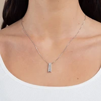(G / Si2) Womens 1/2 CT. T.W. Lab Grown White Diamond 14K Gold 18 Inch Pendant Necklace