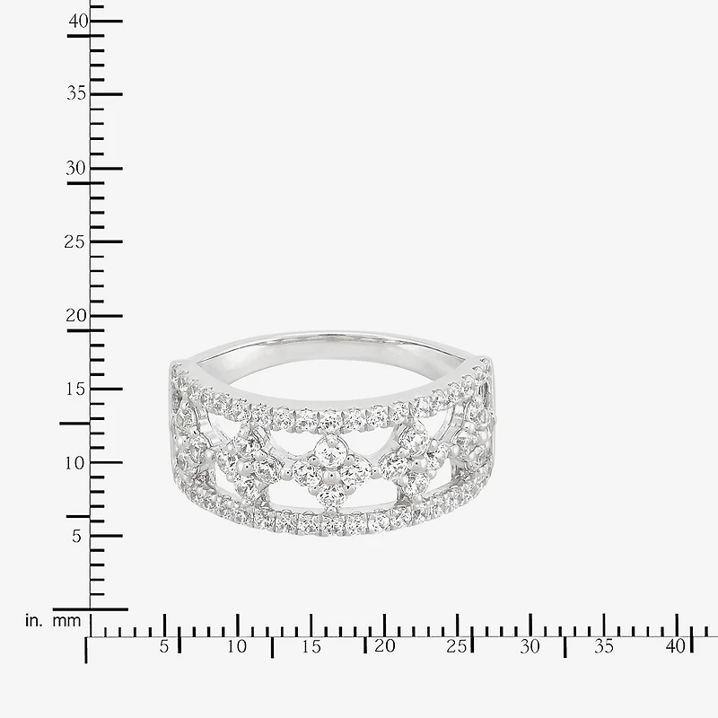 (Si1-Si2/ H-I) Womens 1 CT. T.W. Lab Grown White Diamond 10K Gold Band