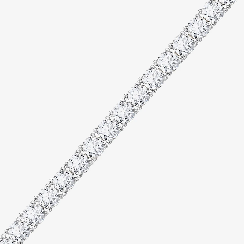 DiamonArt® 11.34 CT. T.W. Cubic Zirconia Sterling Silver Bracelet