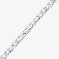 DiamonArt® 11.34 CT. T.W. Cubic Zirconia Sterling Silver Bracelet