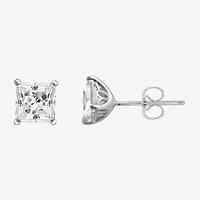 DiamonArt® 1 CT. T.W. Cubic Zirconia Sterling Silver Stud Earrings