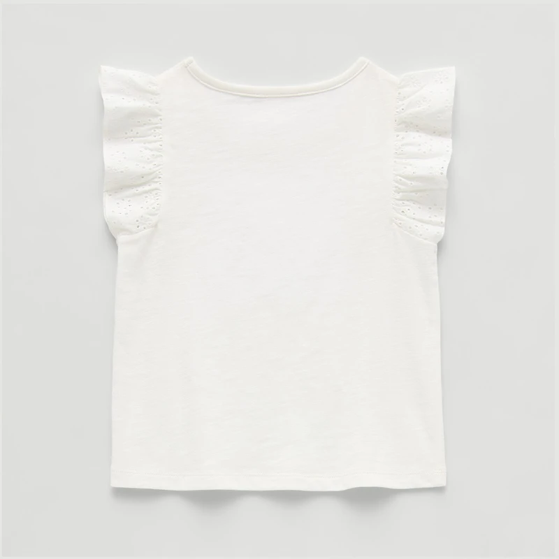 Okie Dokie Toddler & Little Girls Round Neck Sleeveless T-Shirt