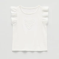 Okie Dokie Toddler & Little Girls Round Neck Sleeveless T-Shirt