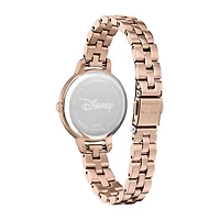 Citizen Minnie Mouse Womens Rose Goldtone Stainless Steel Bracelet Watch Ew2448-51w