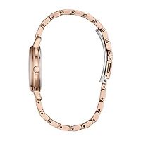 Citizen Minnie Mouse Womens Rose Goldtone Stainless Steel Bracelet Watch Ew2448-51w