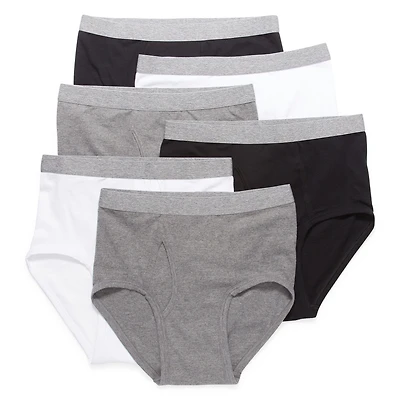 Stafford Dry + Cool Full-Cut Mens 6 Pack Briefs 302872
