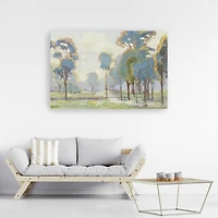 Lumaprints Blue Trees In Landscape Giclee Canvas Art