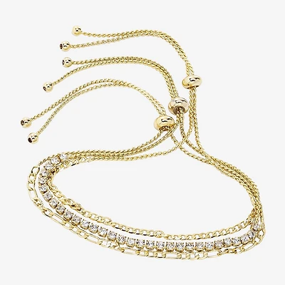 Sparkle Allure Birthstone Womens Red Crystal Bracelet Set