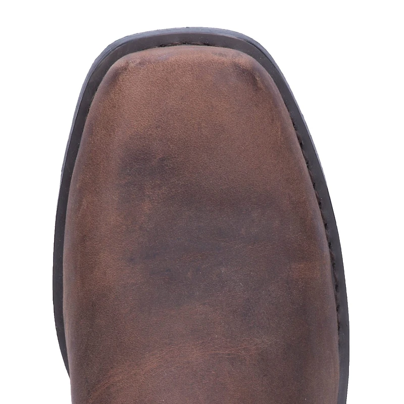 Dingo Mens Block Heel Motorcycle Boots Rev Up