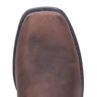 Dingo Mens Block Heel Motorcycle Boots Rev Up