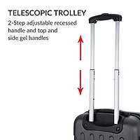 Dukap Intely 20 Inch Hardside Expandable Lightweight Carry-On Spinner Luggage