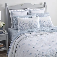 Laura Ashley Flora Reversible Quilt Set
