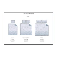 Laura Ashley Flora Reversible Quilt Set