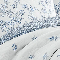 Laura Ashley Flora Reversible Quilt Set