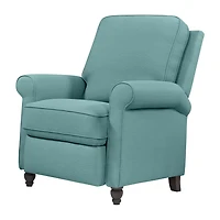 ProLounger Keaton Transitional Roll-Arm Push Back Recliner in Linen