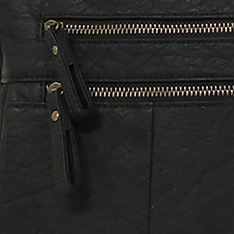 Bueno of California Medium Double Zip Crossbody Bag
