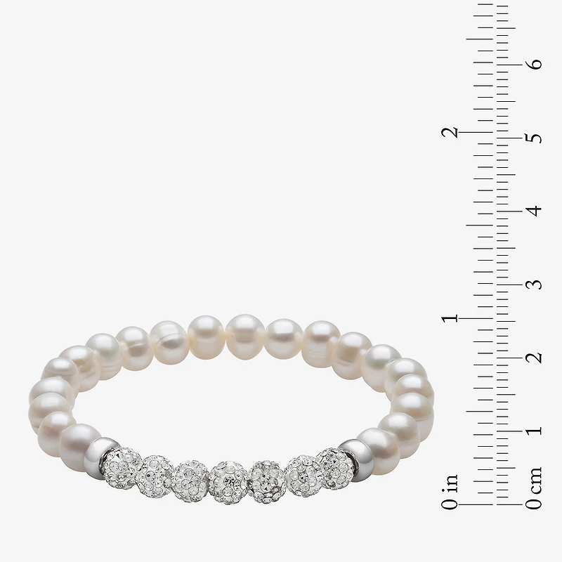 Womens White Cultured Freshwater Pearl Sterling Silver 2-pc. Jewelry Set