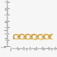 Made Italy Unisex Adult 18 - 22 Inch 10K Gold Link Necklace