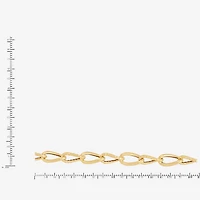 Mia Oro Womens 14K Gold 7.5 Inch Link Bracelet