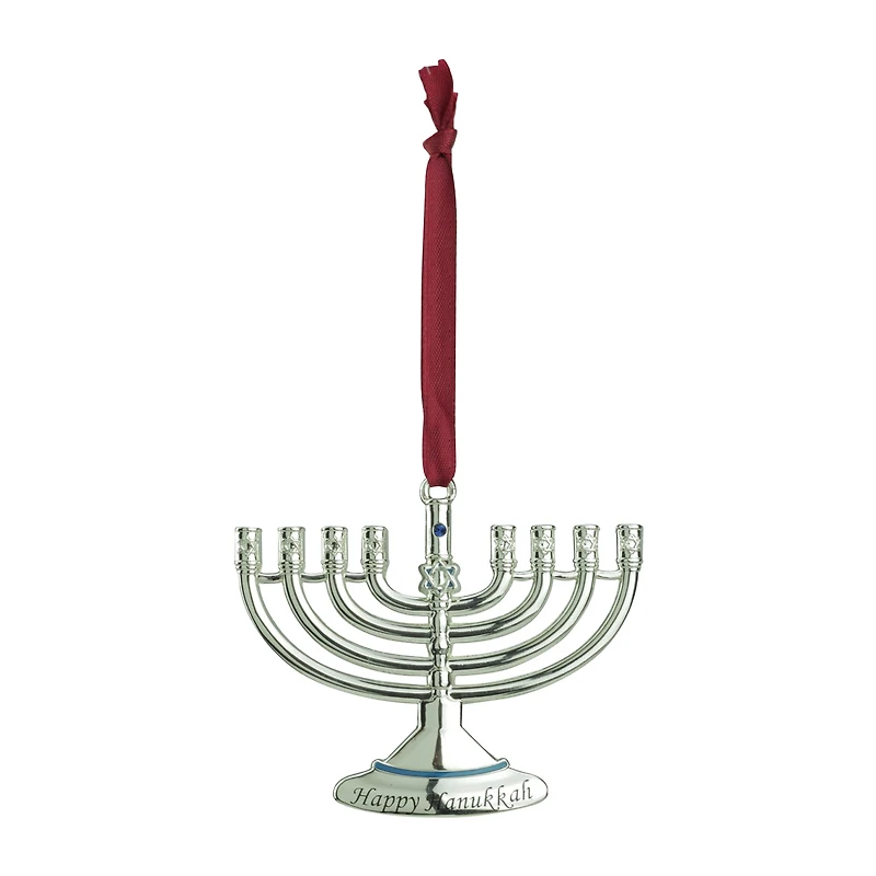 Northlight 3.25" Hanging Menorah Hanukkah Ornament