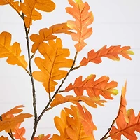 Nearly Natural 6' Orange Oak Indoor Artificial Tree