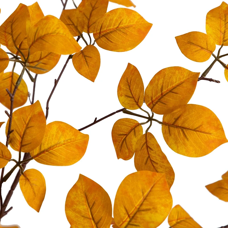 Nearly Natural 6' Orange Oyama Magnolia Indoor Artificial Tree