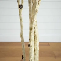 Nearly Natural 9' Orange Autumn Birch Indoor Artificial Tree