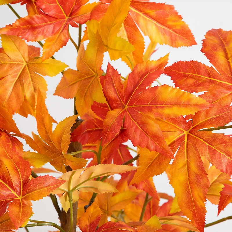 Nearly Natural 6' Autumn Deluxe Maple Indoor Artificial Tree