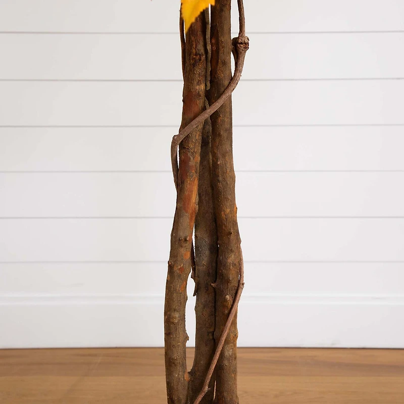 Nearly Natural 6' Autumn Deluxe Maple Indoor Artificial Tree
