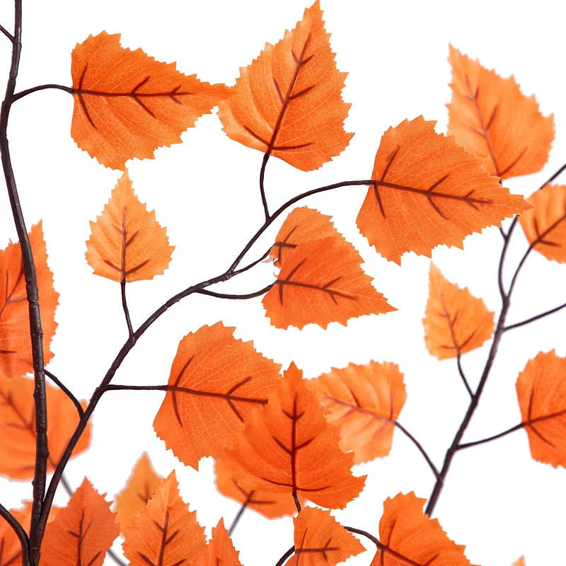Nearly Natural 5'  Autumn Paper Birch Indoor Artificial Tree
