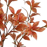 Nearly Natural 6' Orange Pieris Indoor Artificial Tree