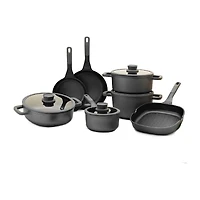 BergHOFF Leo Stone Aluminum Non-Stick 11-pc. Cookware Set