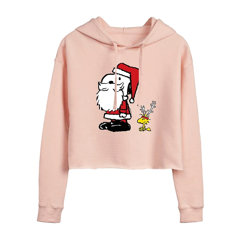 Womens Juniors Long Sleeve Peanuts Hoodie