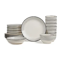 EARTH & CLAY Zeke -pc. Earthenware Dinnerware Set