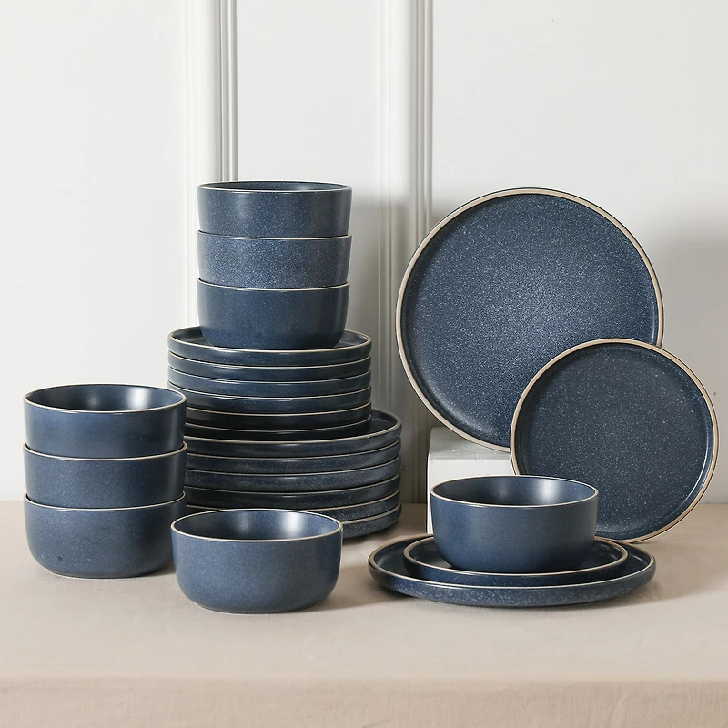 EARTH & CLAY Amber -pc. Stoneware Dinnerware Set
