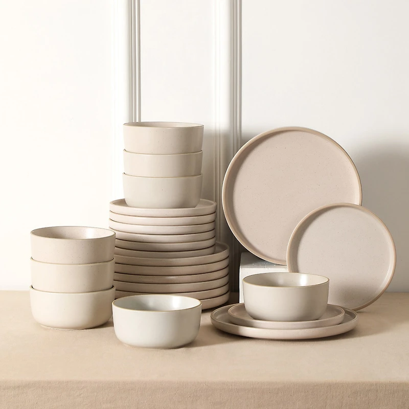 EARTH & CLAY Amber 12-pc. Stoneware Dinnerware Set